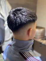 エクファフォーメン(EX-FA FOR MEN)&nbsp;ダークアッシュ/アッシュブラック/カルマパーマ/ベリーショート