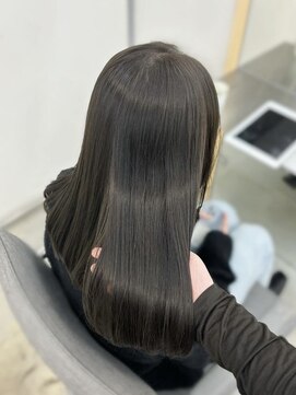 ノク 渋谷(nok) 髪質改善ケアカラー_カールセミディシアカラー