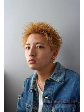 メンズサロン ゴールド 名古屋(GOALD) 金髪スパイキーショート