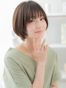 カバーヘア 上尾西口店(COVER HAIR) シースルーバング小顔ナチュラルマッシュボブc5上尾30代40代!