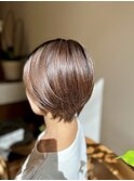 大人可愛いショートボブ