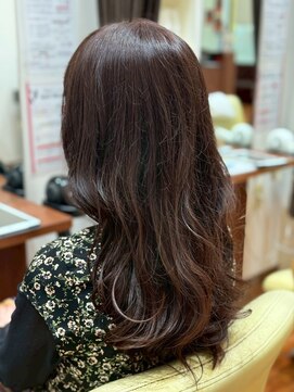 美容室ヒラトヤ 都南店 20代30代40代大人かわいいゆるふわ愛されダークグレージュ