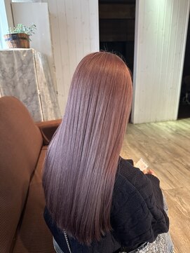 マリブヘアリゾート 太田店(malibu hair resort) 淡めラベンダーグレージュ/ブリーチカラー/ラベンダーカラー