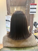 ラスターフレンズ(Luster Friends)&nbsp;切りっぱなしボブ/ミディアム/タッセル/艶髪/マロンベージュ