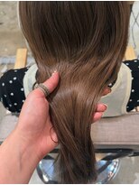 ノラ ヘアーサロン(NORA HAIR SALON) ミルクティーグレージュブリーチカラー透明感カラー