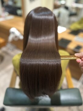 ナル 新宿(nalu) nalu新宿/髪質改善/縮毛矯正/METEO/透明感/インナーカラー/新宿