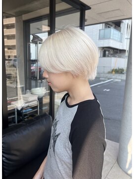 髪屋 紬 ホワイトカラー/ハイトーン/エフェクトブリーチ