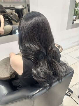 ノア(no_a) 地毛風ブルーブラック