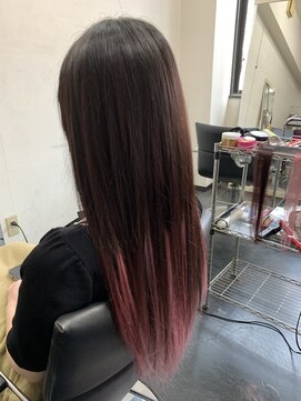 ネオハイドアウト(NEO HIDEOUT) シールエクステ70本/バレイヤージュ風