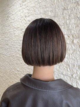 クレールバイケンジ(Claire by KENJE) ミニボブ×髪質改善ストレート×ブリーチ