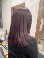 リアン(lien)&nbsp;ブリーチ無しカラー×チェリーレッド