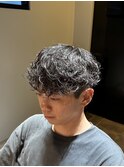 【シャドウパーマ】フェザーパーマ/刈り上げマッシュ/MEN'S