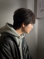 刈部倶楽舞&nbsp;シースルーマッシュ × 毛流れパーマ【朝久】