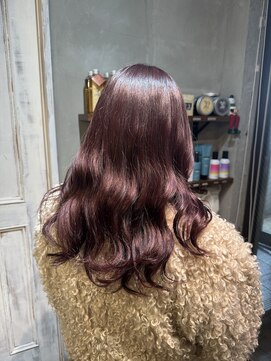 フークフーク(HOEK HOEK) ◎ ブリーチなし　ピンクカラー