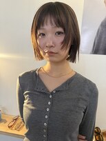 ゾーイ(ZOEY)&nbsp;今泉　ボブ　ブリーチなしダブルカラー　パーマ　ハイトーン