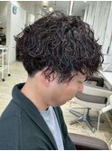 宇都宮メンズカットメンズパーマ波巻きスパイラルパーマツイスパ