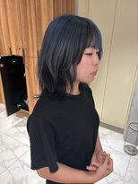 ガリカ 博多(Gallica) <ゲスト>ボブレイヤーにWブリーチで2トーンカラー