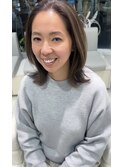 【コントラストハイライト】オシャレに白髪ぼかし