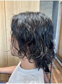 メンズパーマ 大人ミディアム