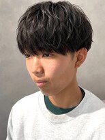 ソウル 福山駅前店(SOUL.) ツーブロック マッシュ ニュアンスパーマ 刈り上げ 束感