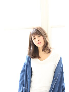 アリュールヘアー ルーチェ(ALLURE hair luce) 【ALLURE】ラフカールロブヘア×グレージュカラー