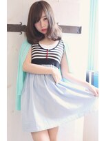 フロール(florun)&nbsp;鎖骨ラインのセミディグレイベージュ