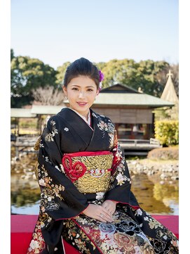 美容室 シャルドン 振袖アレンジ