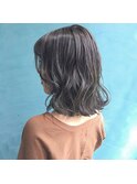 斜めバングふわくしゅニュアンス