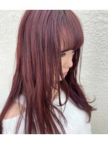 リコモ(Likkle More) ブリーチなしラズベリーピンク担当中嶋【十条美容室LikkleMore】