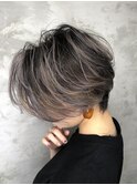 バレイヤージュ＋ショート
