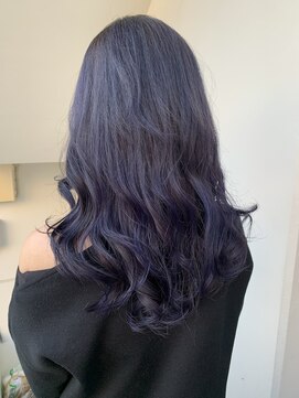 サロンドミルク 溝の口店(salon de MiLK) ＊限りなく紫に近いブルー