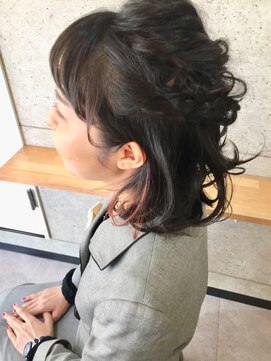 コケット(Coquette) 編み込みアレンジヘア