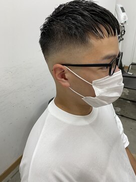 キューズ クラブ(cuz KLUB) 【cuzKLUB】スキンフェード×クロップバーバースタイル〔池袋〕