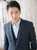 メンズヘア ビーセカンド 草加店(MENS HAIR B-2) 爽やか七三オールバックツーブロックショートL