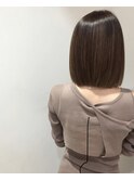 髪質改善トリートメント　サイエンスアクア　ボブ