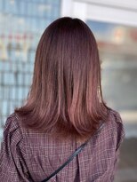 フレイムスヘアデザイン(FRAMES hair design)&nbsp;ほんのりピンクのイルミナカラーコーラル♪