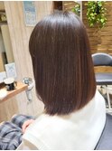 プロテスTRツヤ髪ミディアムナチュラルブラウン大人可愛い
