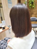 ヘアサロン フラット(hair salon flat)&nbsp;プロテスTRツヤ髪ミディアムナチュラルブラウン大人可愛い