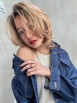 メーヴェ(Mowen)&nbsp;mowen ケアブリーチxグレージュxイルミナカラーx秋冬トレンド