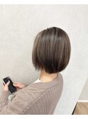 白髪ぼかしハイライト×ボブ☆【TELAHAIR鎌ヶ谷】