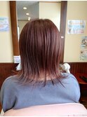 外ハネスタイル