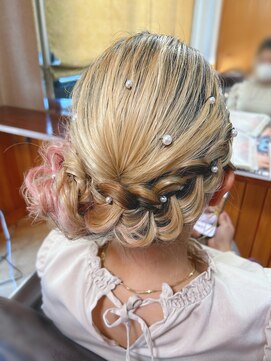 エクステンション クーチャー(Extention Cu'cha) 編み込みアレンジ