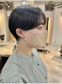 耳掛けマッシュショート