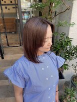 グリームス ヘアデザイン(GLEAMS Hair Design) 30代の艶髪姫ボブ♪平尾