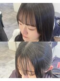 前髪・顔まわりの縮毛矯正【野呂朱里】