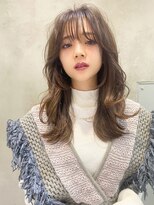 エイミー(Aimee)&nbsp;Aimee 町田　オリーブベージュ×ニュアンスレイヤー