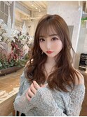 イヤリングカラー 縮毛矯正 韓国風 ダブルカラー 髪質改善_4329