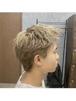 クレオ 福大通り店(CREO)&nbsp;スパイキーショート×ミルクティーベージュ