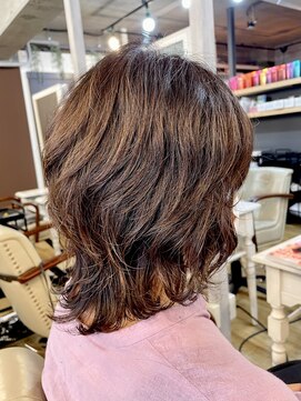 ラシクゼロ 草加駅前(Lashiku Zero) パーマでつくる、くびれヘア