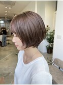 大人可愛いショートボブ前下がりショートボブ大人ショート恵比寿